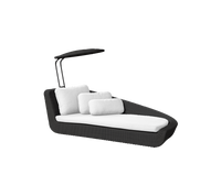Savannah daybed, left module by Cane-line, designed by Foersom & Hiort-Lorenzen MDD