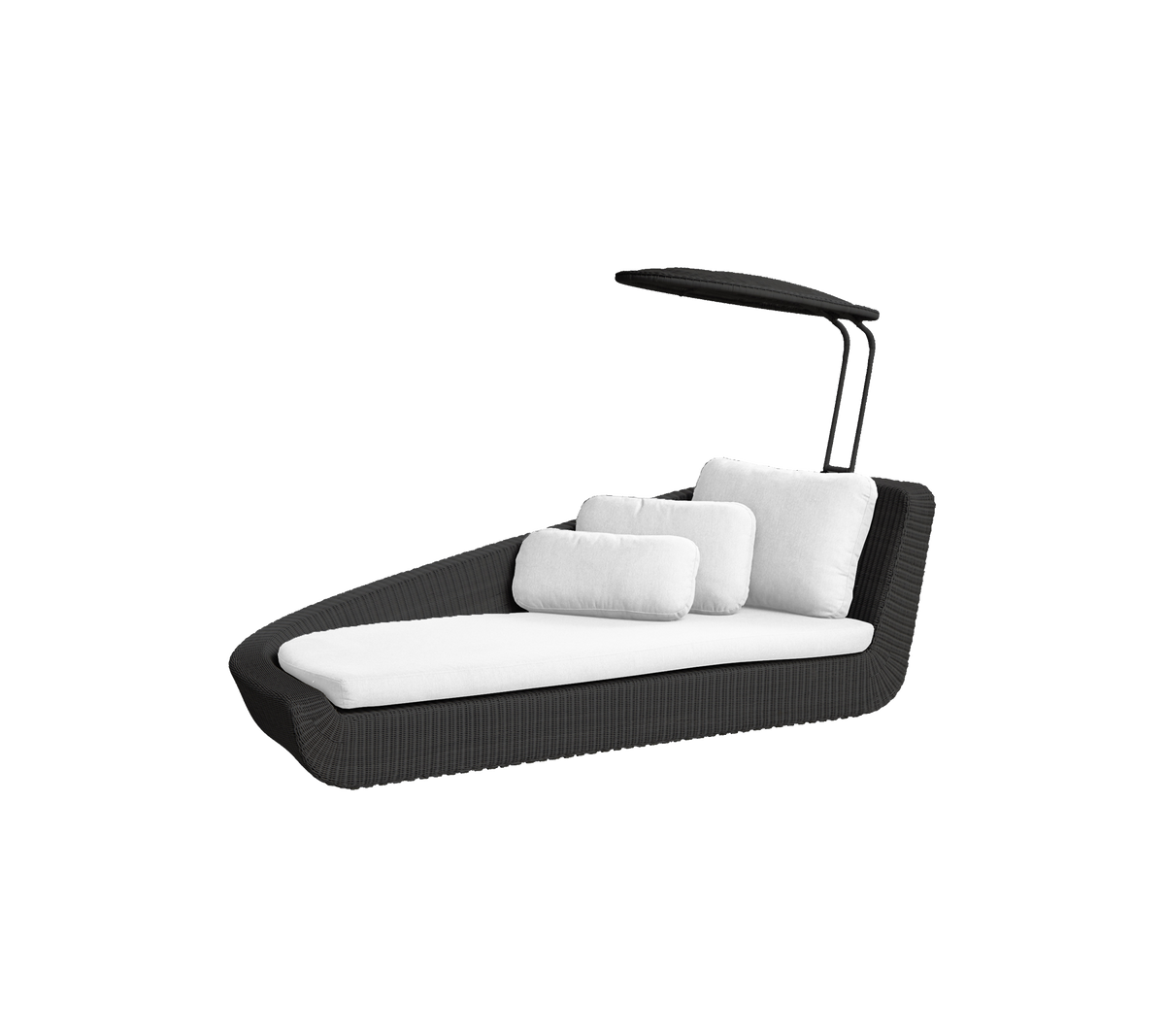 Savannah daybed, right module by Cane-line, designed by Foersom & Hiort-Lorenzen MDD