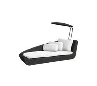 Savannah daybed, right module by Cane-line, designed by Foersom & Hiort-Lorenzen MDD