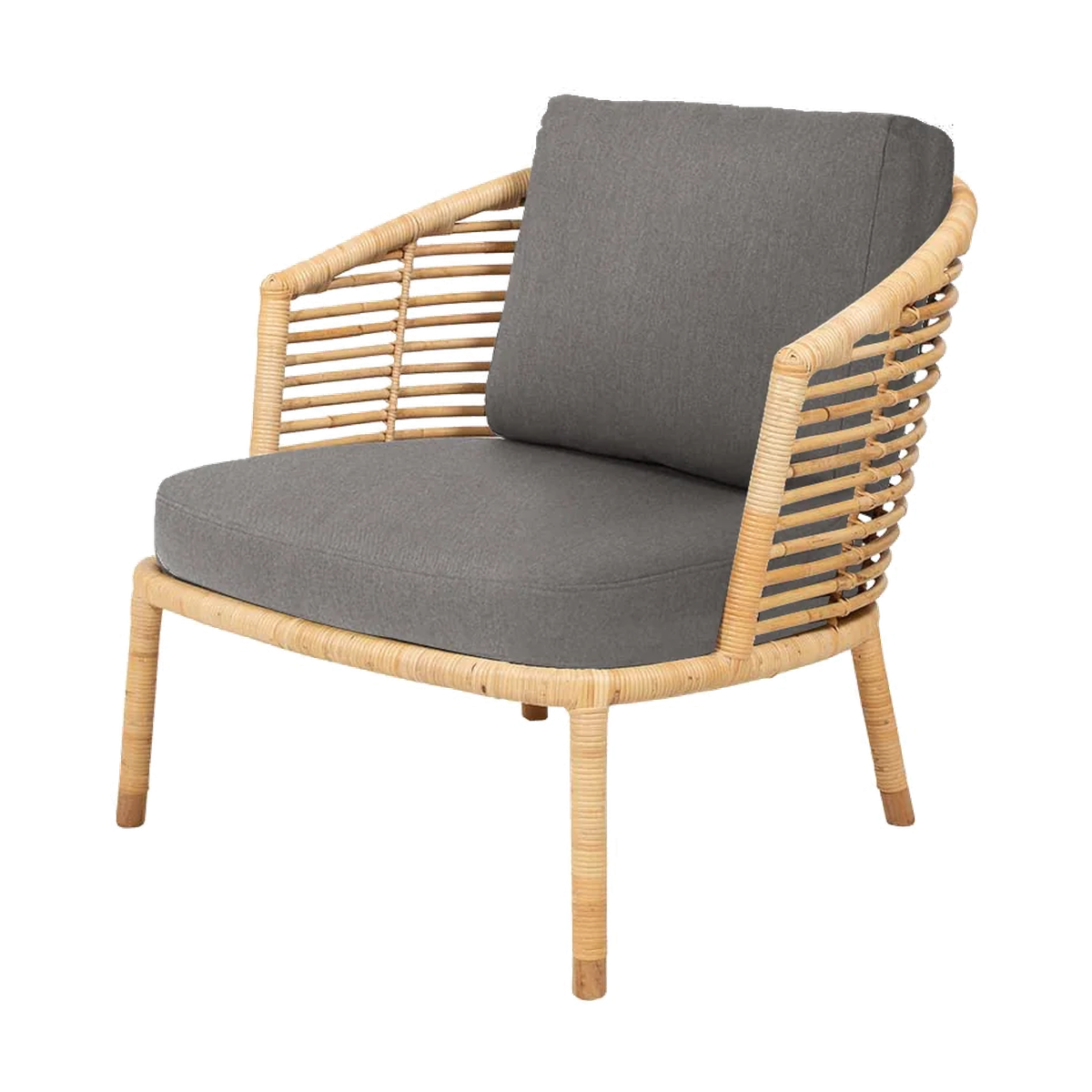 Indoor Sense lounge chair by Cane-line, designed by Foersom & Hiort-Lorenzen MDD