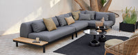 Side module, Space outdoor sectional sofa by Cane-line, designed by Foersom & Hiort-Lorenzen MDD