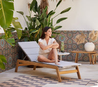 Siesta sunbed lifestyle image by Cane-line