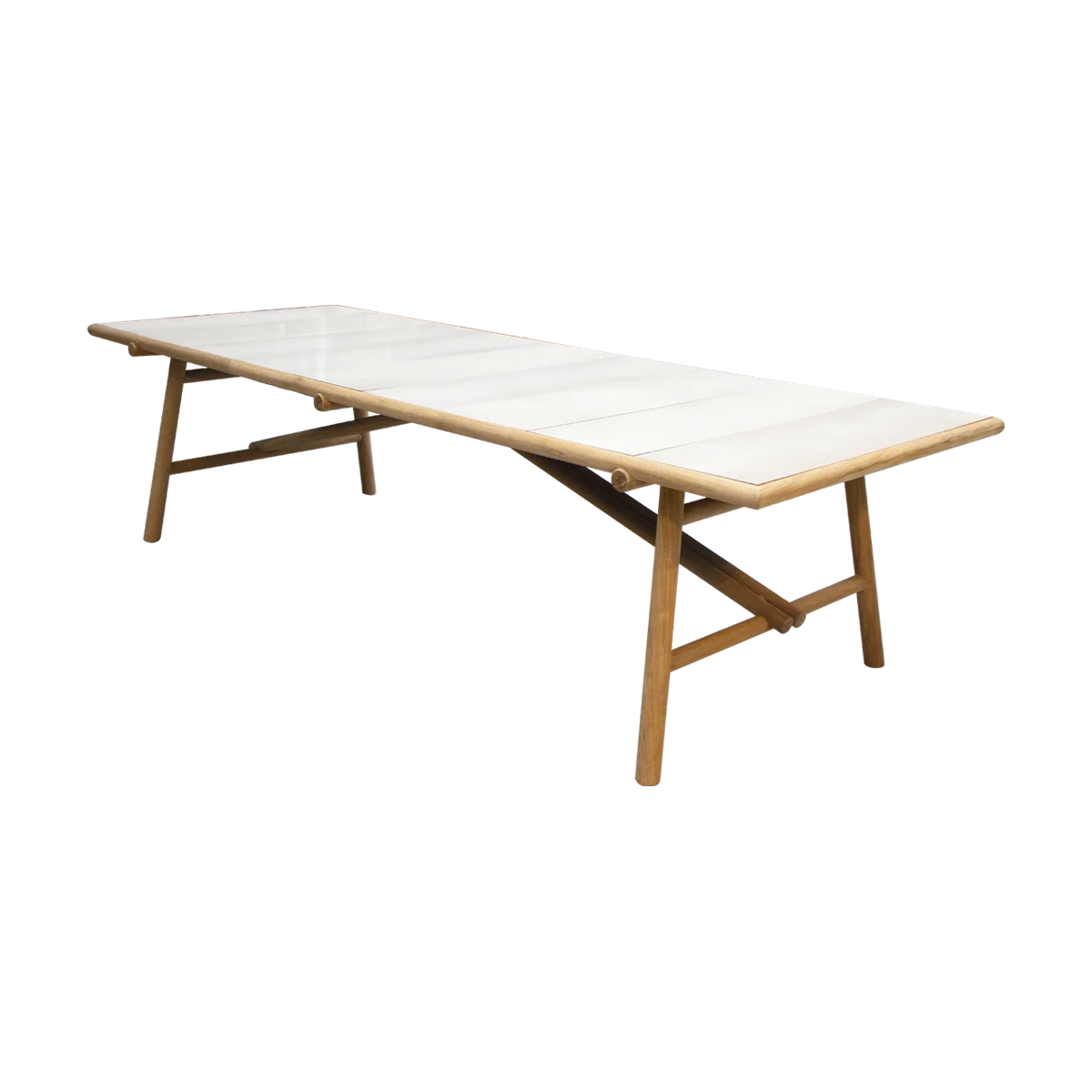 Sticks dining table 280x100 cm outdoor dining table by Cane-line, designed by Cane-line Design