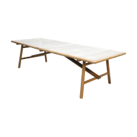 Sticks dining table 280x100 cm outdoor dining table by Cane-line, designed by Cane-line Design