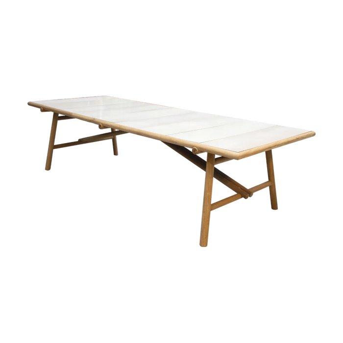 Sticks dining table 280x100 cm outdoor dining table by Cane-line, designed by Cane-line Design