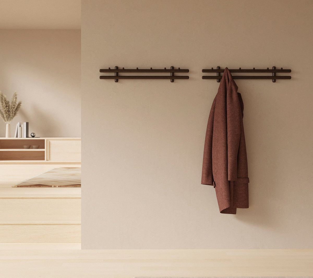 Sticks indoor coat racks