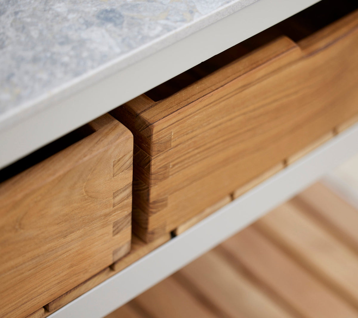 Sticks kitchen teak boxes lifestyle image by Cane-line