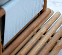 Sticks platform back teak lifestyle image by Cane-line