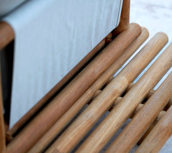 Sticks platform back teak lifestyle image by Cane-line