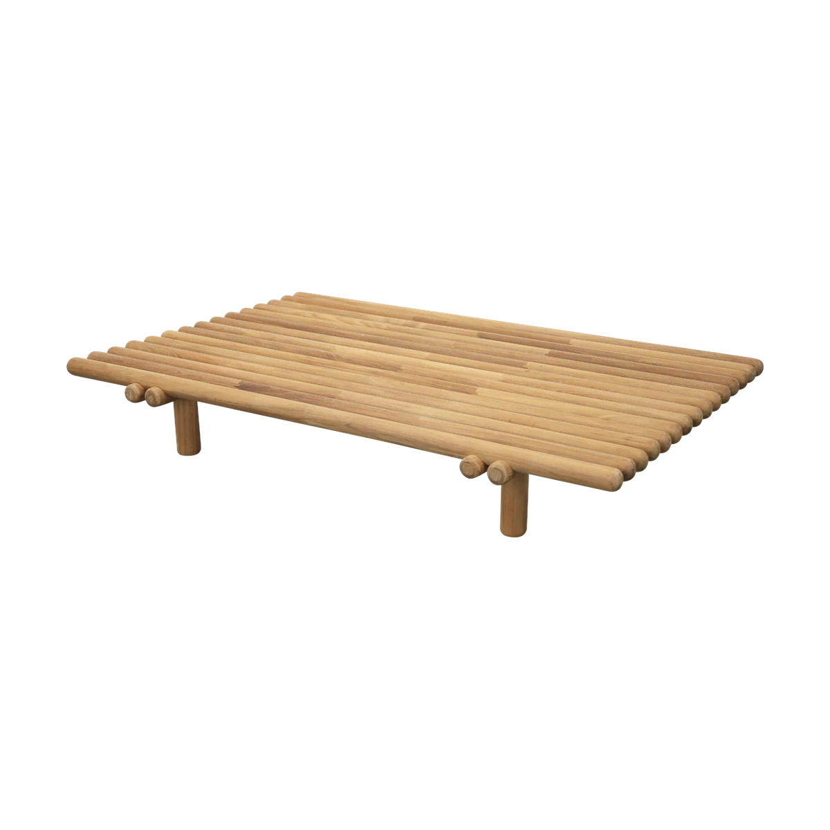 Sticks platform coffee table outdoor coffee table by Cane-line, designed by Cane-line Design