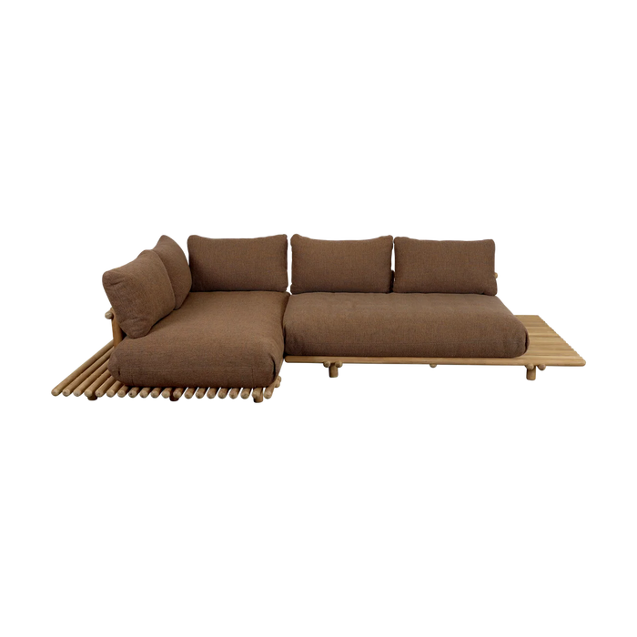 Sticks platform corner sofa outdoor sectional sofa by Cane-line, designed by Cane-line Design