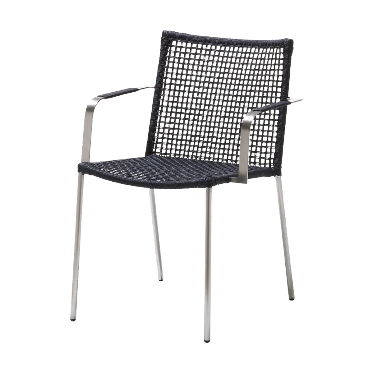 Straw armchair dining chair by Cane-line, designed by Foersom & Hiort-Lorenzen MDD