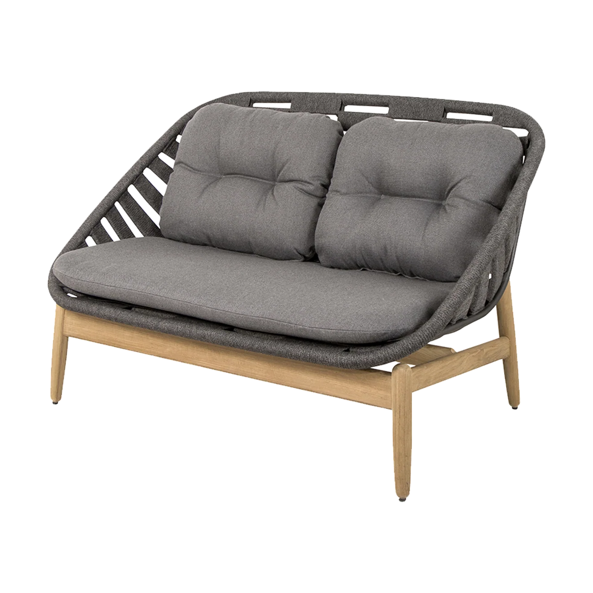 Strington 2-seater sofa outdoor sofa by Cane-line, designed by Foersom & Hiort-Lorenzen MDD