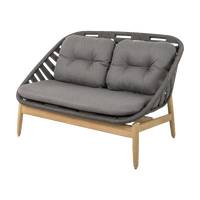 Strington 2-seater sofa outdoor sofa by Cane-line, designed by Foersom & Hiort-Lorenzen MDD