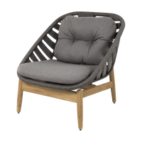 Strington lounge chair outdoor lounge chair by Cane-line, designed by Foersom & Hiort-Lorenzen MDD