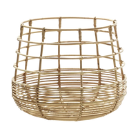 Sweep basket round by Cane-line, designed by Foersom & Hiort-Lorenzen MDD