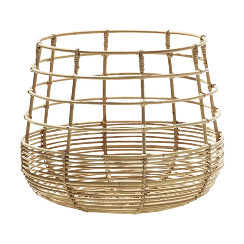 Sweep basket round by Cane-line, designed by Foersom & Hiort-Lorenzen MDD