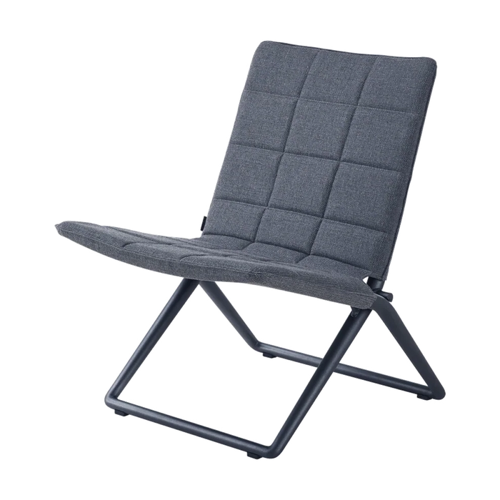 Traveller folding lounge chair by Cane-line, designed by Foersom & Hiort-Lorenzen MDD