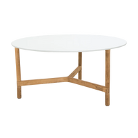 Twist Coffee Table Large by Cane-line, designed by byKATO