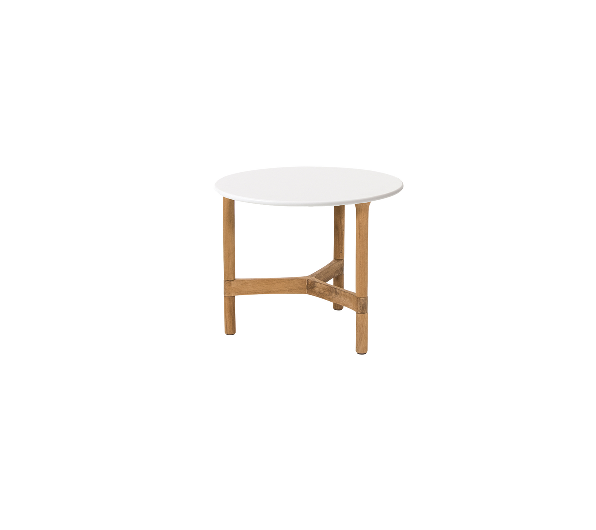Twist Coffee Table Small with teak base and teak top