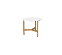 Twist Coffee Table Small with teak base and teak top