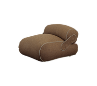 Unite Lounge Chair in umber brown Cane-line Rise with QuickDry and Airflow