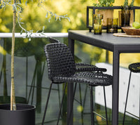 Vibe Bar Chair modern outdoor setting