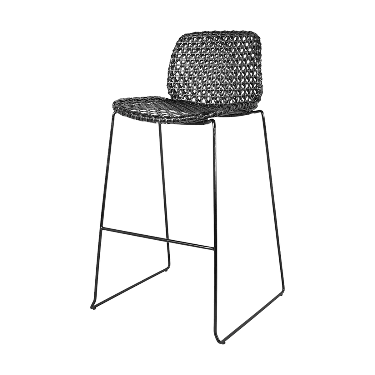 Vibe Bar Chair by Cane-line, designed by Welling/Ludvik