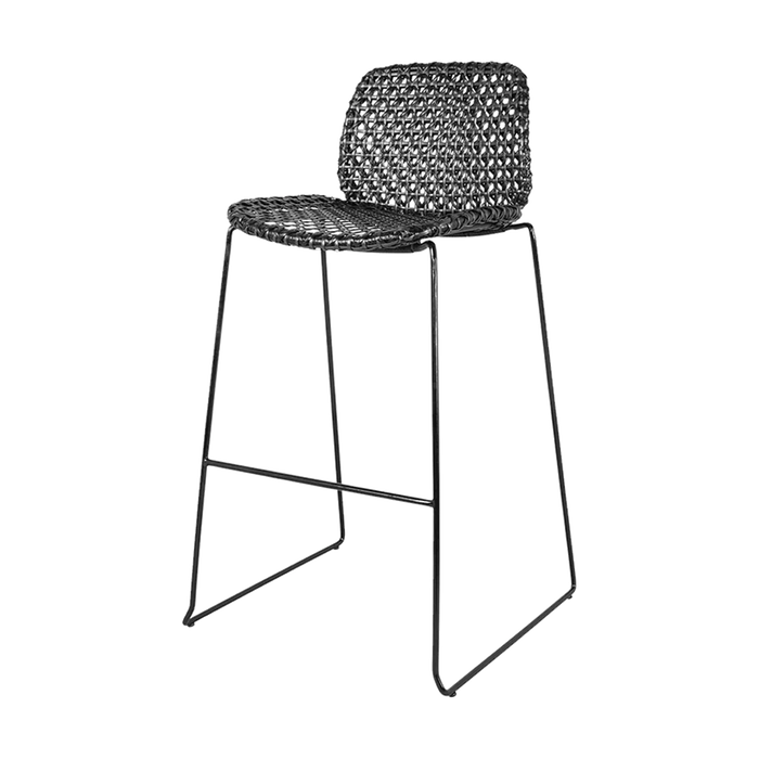 Vibe Bar Chair by Cane-line, designed by Welling/Ludvik