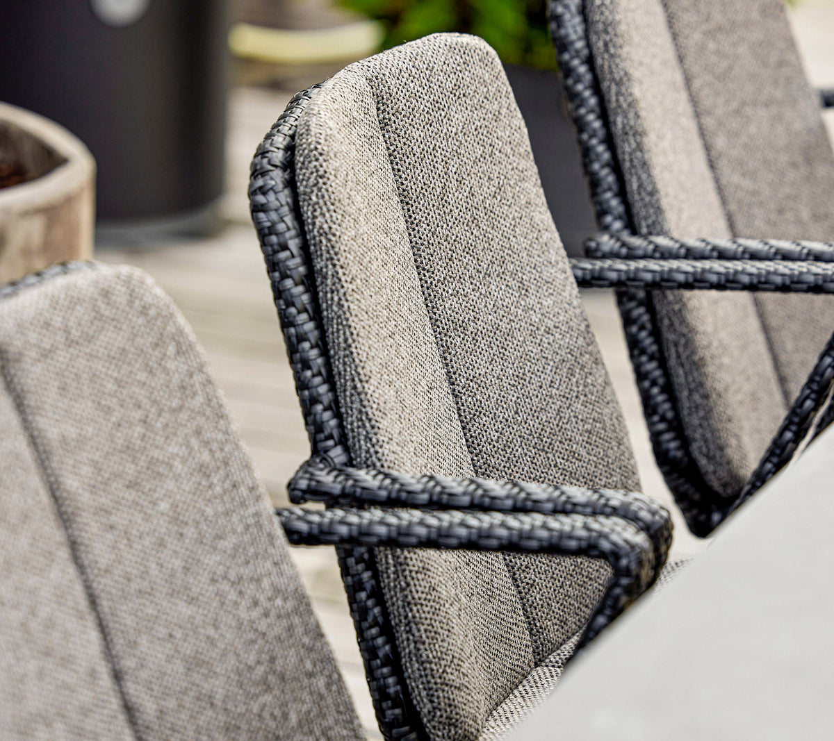 Vision Chair Cushion Set modern outdoor dining setting