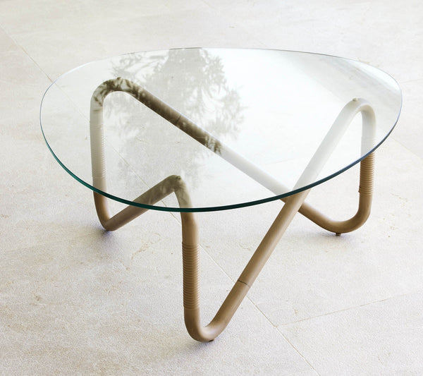 Wave Coffee Table in an outdoor lounge setting