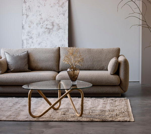 Wave Coffee Table in a modern indoor lounge
