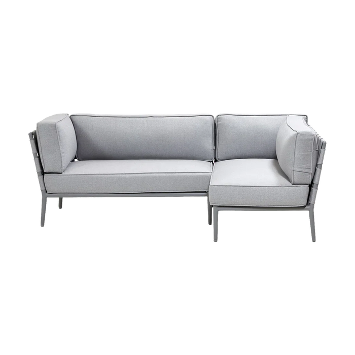 Conic Compact 2 Module Corner Sofa outdoor sectional sofa by Cane-line