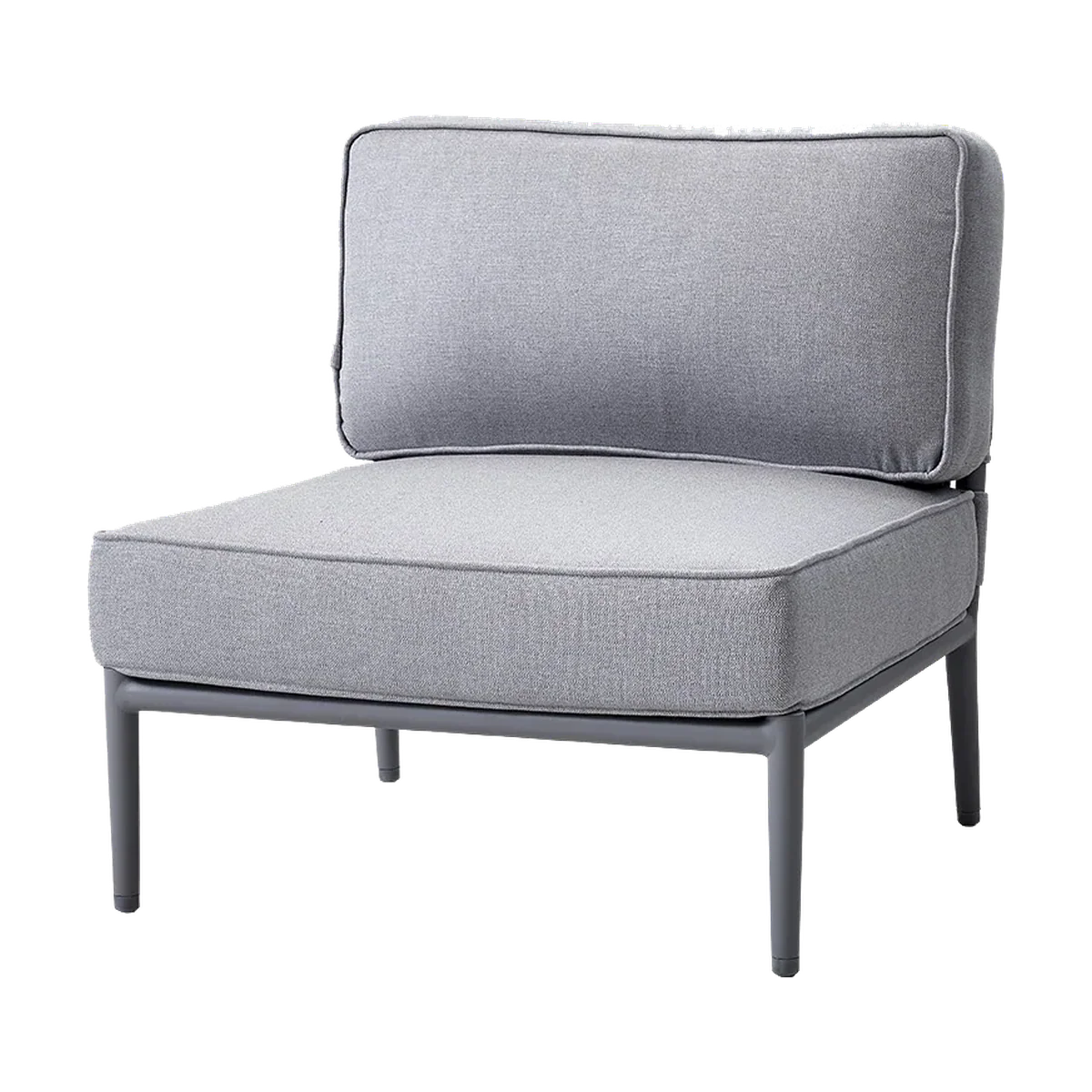 Conic Single Seater Module outdoor sectional sofa module by Cane-line