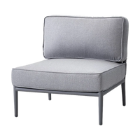Conic Single Seater Module outdoor sectional sofa module by Cane-line