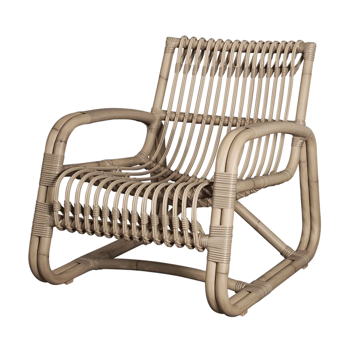 Curve lounge chair Outdoor Furniture by Cane-line, designed by Foersom & Hiort-Lorenzen MDD