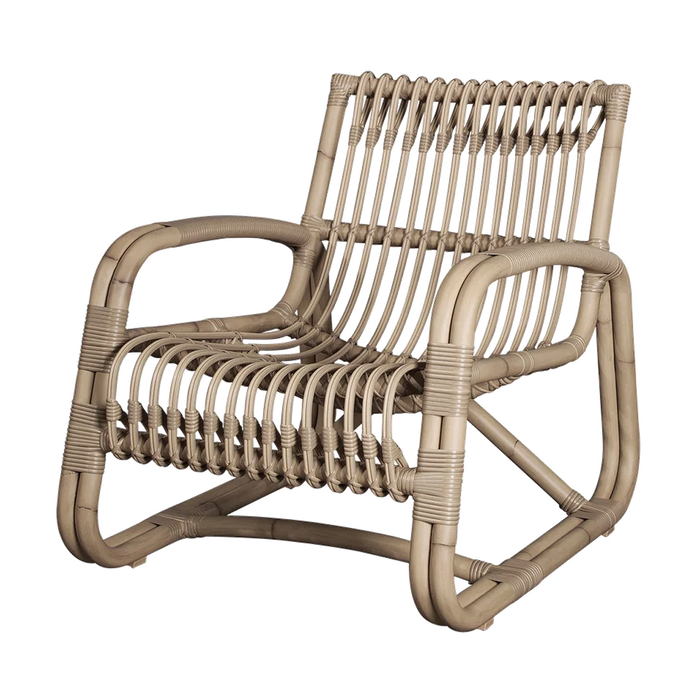 Curve lounge chair Outdoor Furniture by Cane-line, designed by Foersom & Hiort-Lorenzen MDD