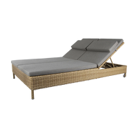 Rest sunbed double outdoor daybed by Cane-line, designed by Cane-line Design