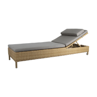 Rest sunbed single outdoor sunbed by Cane-line, designed by Cane-line Design