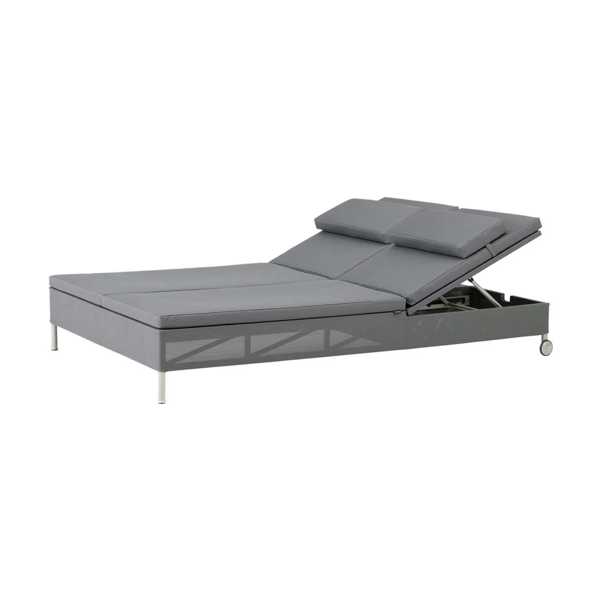 Rest sunbed Tex double outdoor daybed by Cane-line, designed by Cane-line Design