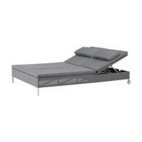 Rest sunbed Tex double outdoor daybed by Cane-line, designed by Cane-line Design