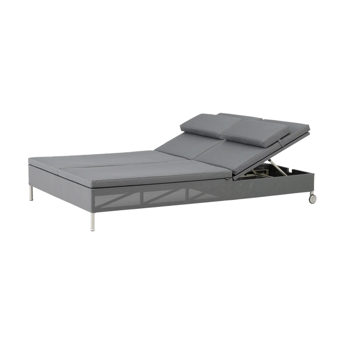 Rest sunbed Tex double outdoor daybed by Cane-line, designed by Cane-line Design