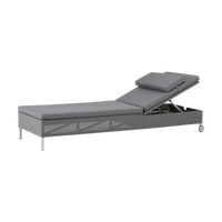 Rest sunbed Tex single outdoor sunbed by Cane-line, designed by Cane-line Design