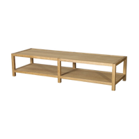 Scale coffee table, large, Oak by Cane-line, designed by byKATO