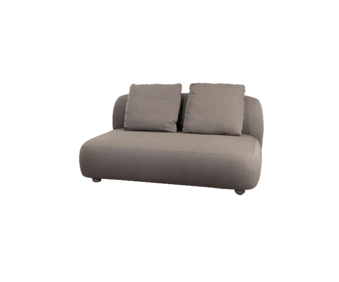 Capture 2-seater sofa module outdoor furniture by Cane-line, designed by Cane-line Design