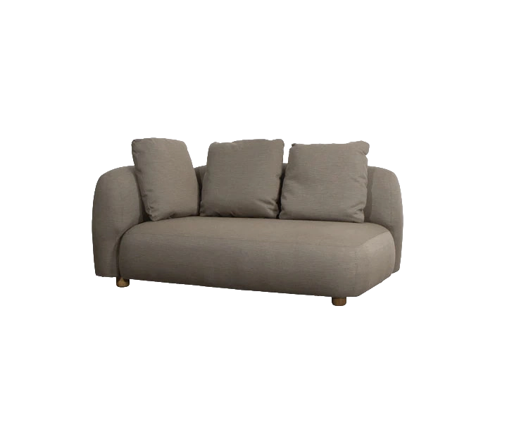 Capture 2-seater sofa right module outdoor furniture by Cane-line, designed by Cane-line Design