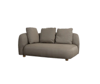 Capture 2-seater sofa right module outdoor furniture by Cane-line, designed by Cane-line Design