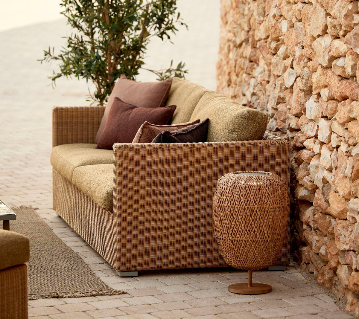Chester 3-seater sofa outdoor sofa by Cane-line, designed by Cane-line Design