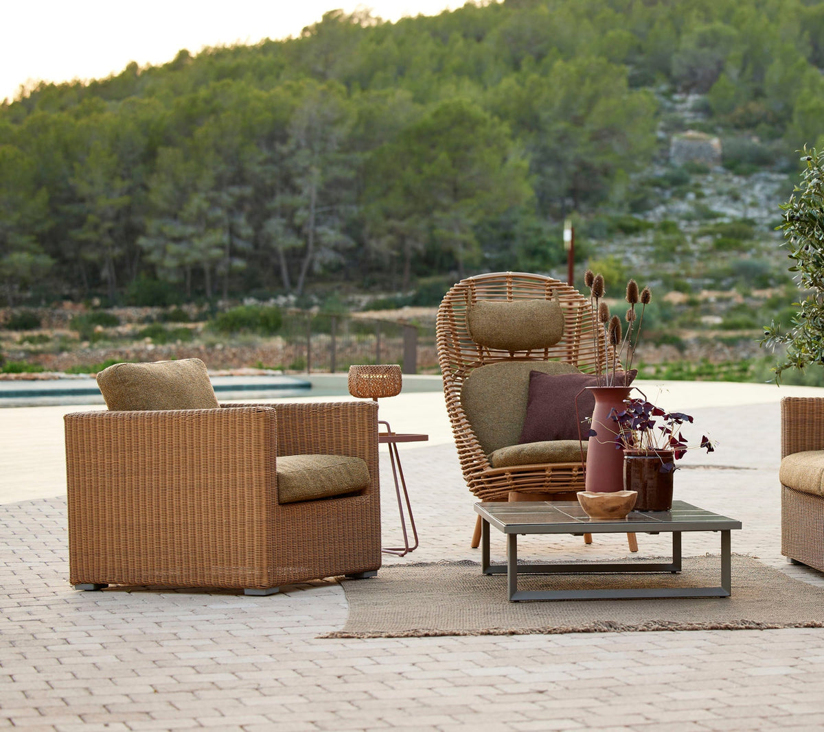 Chester lounge chair outdoor lounge chair by Cane-line, designed by Cane-line Design