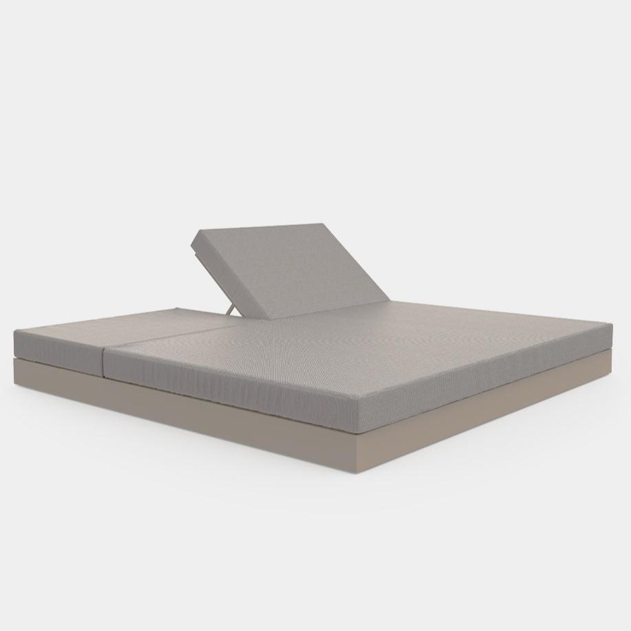 Chill Bed with backrest 200